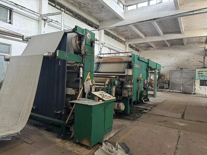 Used Monforts sanforizing machine for fabric