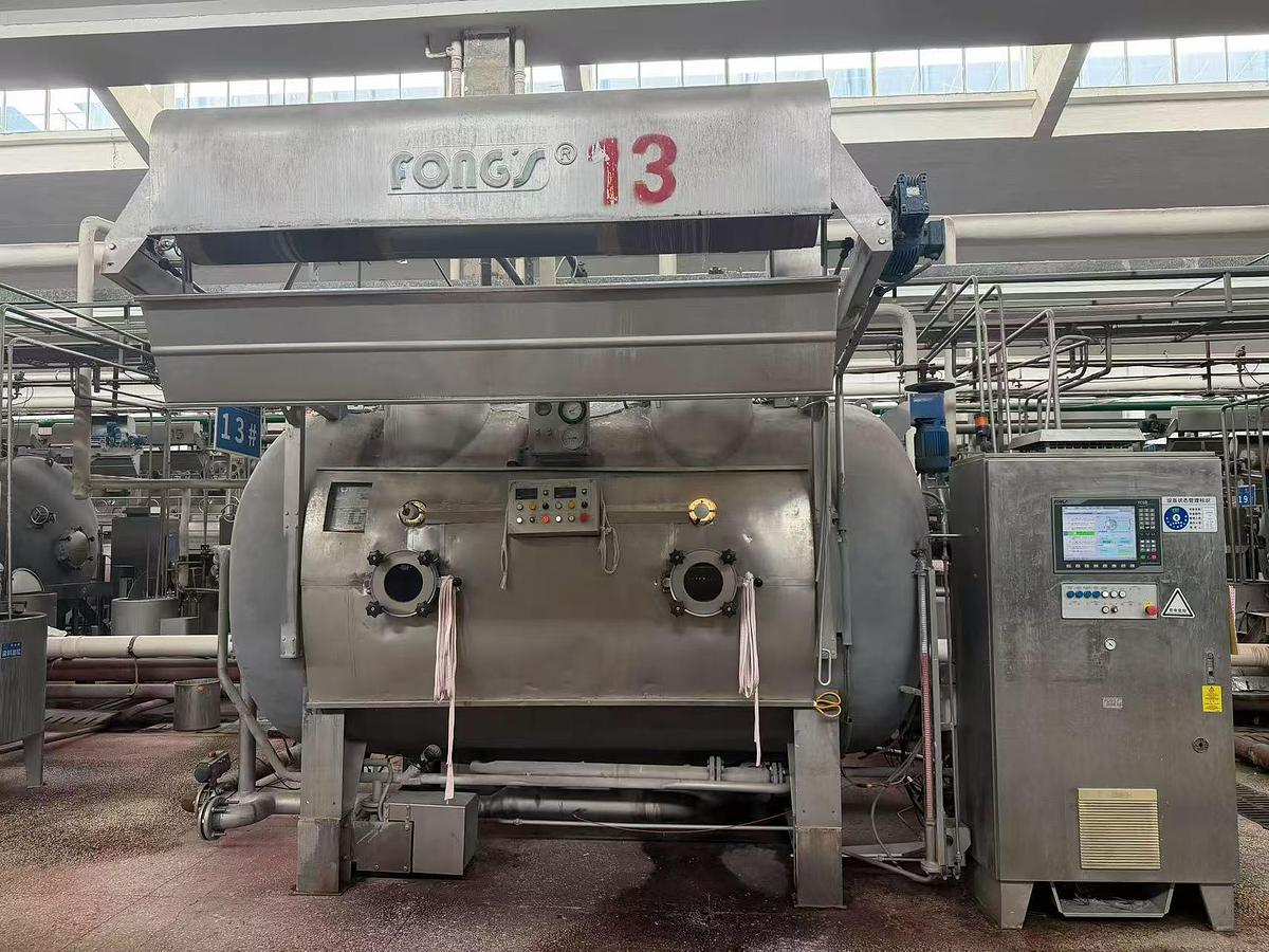 Used 2013 Fong's soft flow dyeing machine for fabric