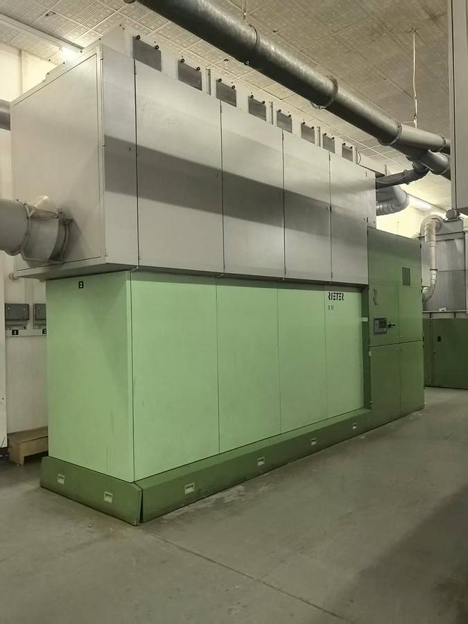 Used Rieter blow room with C51 carding machine 1:18 for yarn