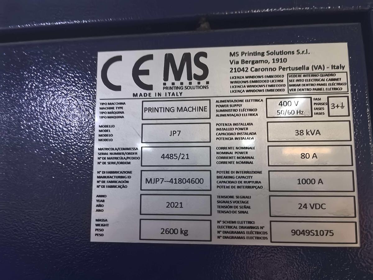 Used 2 sets MS digital printing machine for fabric