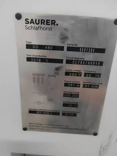 Used Saurer BD 480 open end spinning for yarn