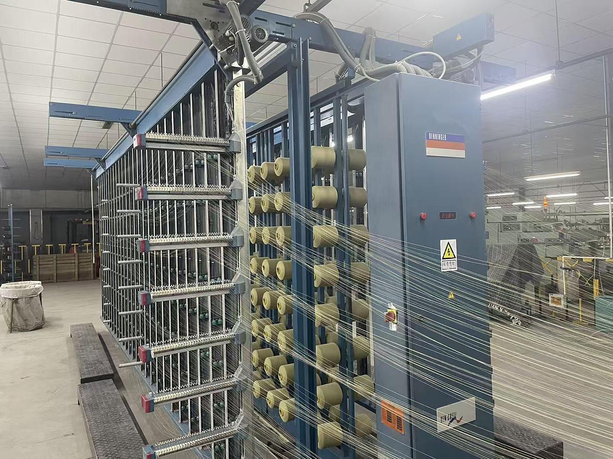 Used Benninger sectional warping machine for yarn