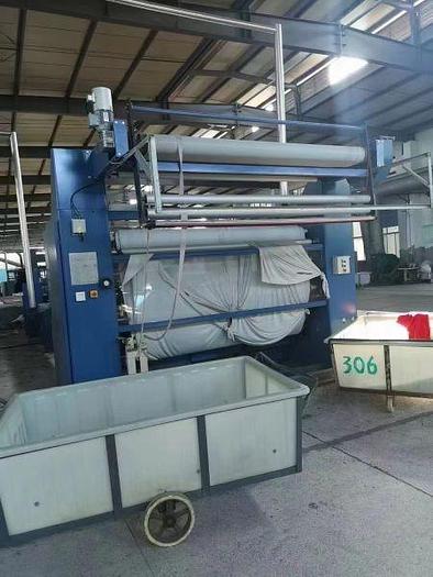 Used Santex open width compactor for fabric