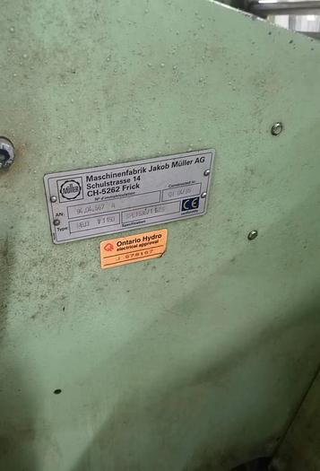 Used 7 sets Muller label loom for fabric