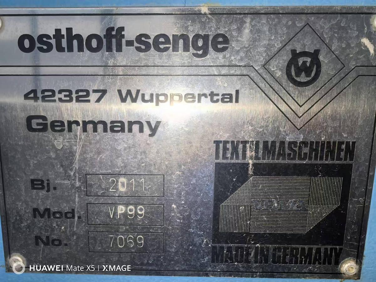 Used Osthoff Singeing Machine for fabric