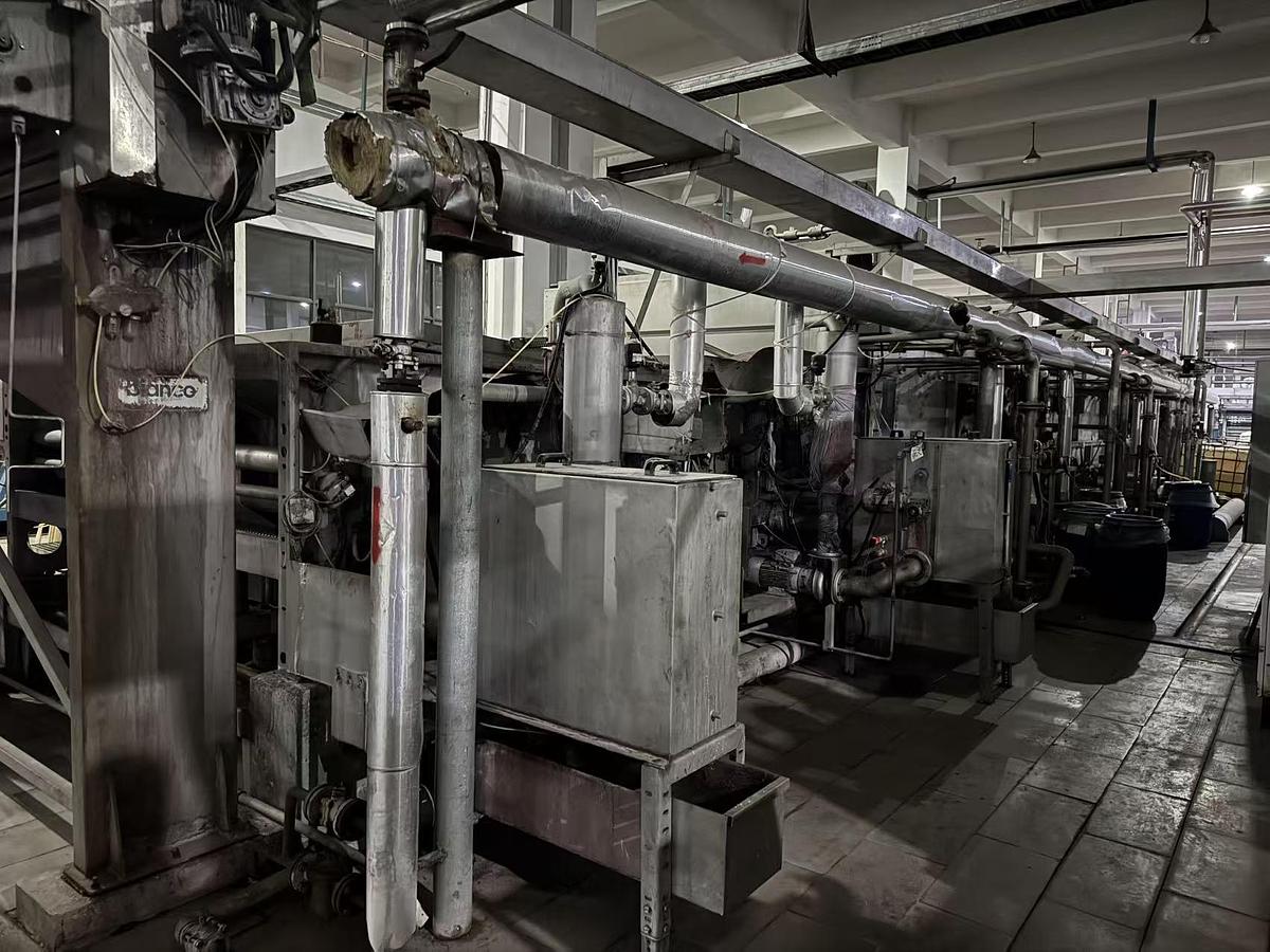 Used Benninger Cold pad batch machine for fabric