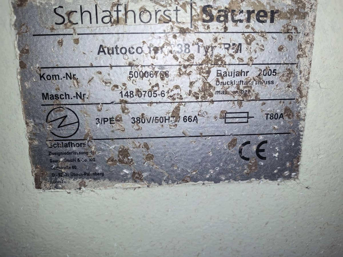 Used Schlafhorst 338 winder for fabric