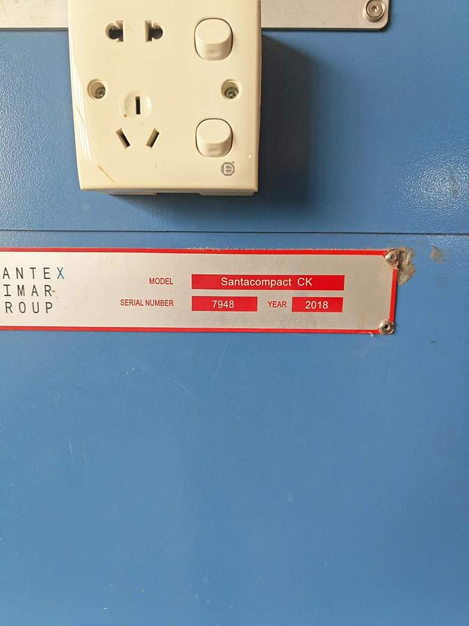 Used Santex compactor for fabric