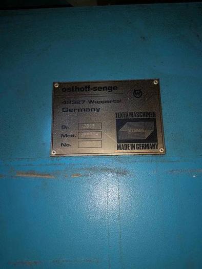 Used 2009 Osthoff singeing machine