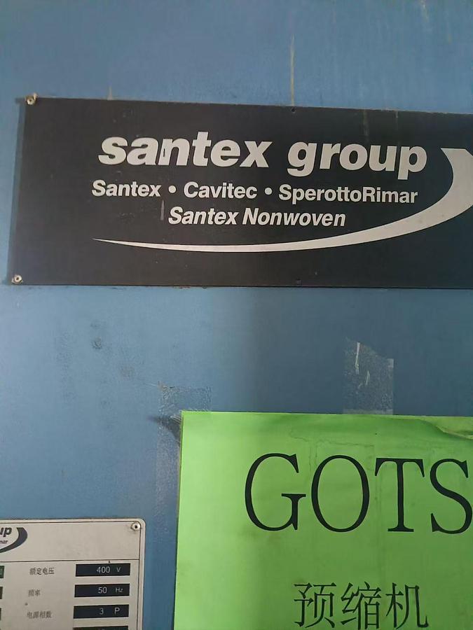 Used Santex compactor for fabric