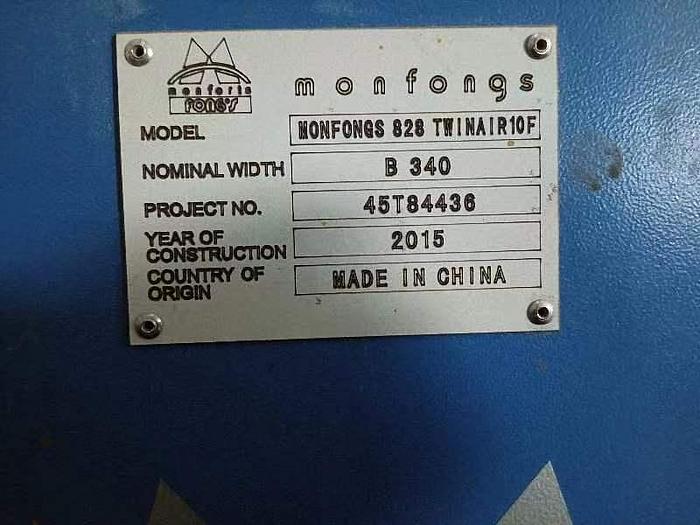 Used 2015 Monfongs stenter Machine For Fabric