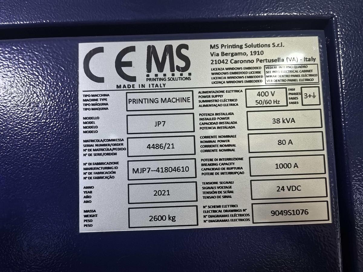 Used 2 sets MS digital printing machine for fabric