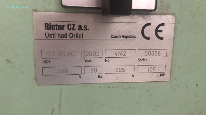 Used Rieter BT903 Spinning Machine for sale