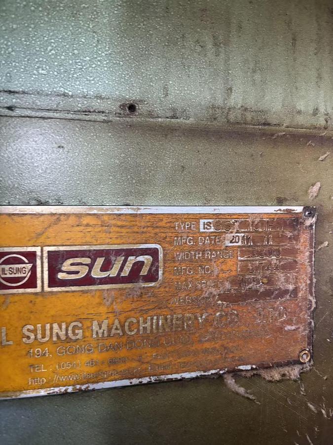 Used IL SUNG stenter for fabric