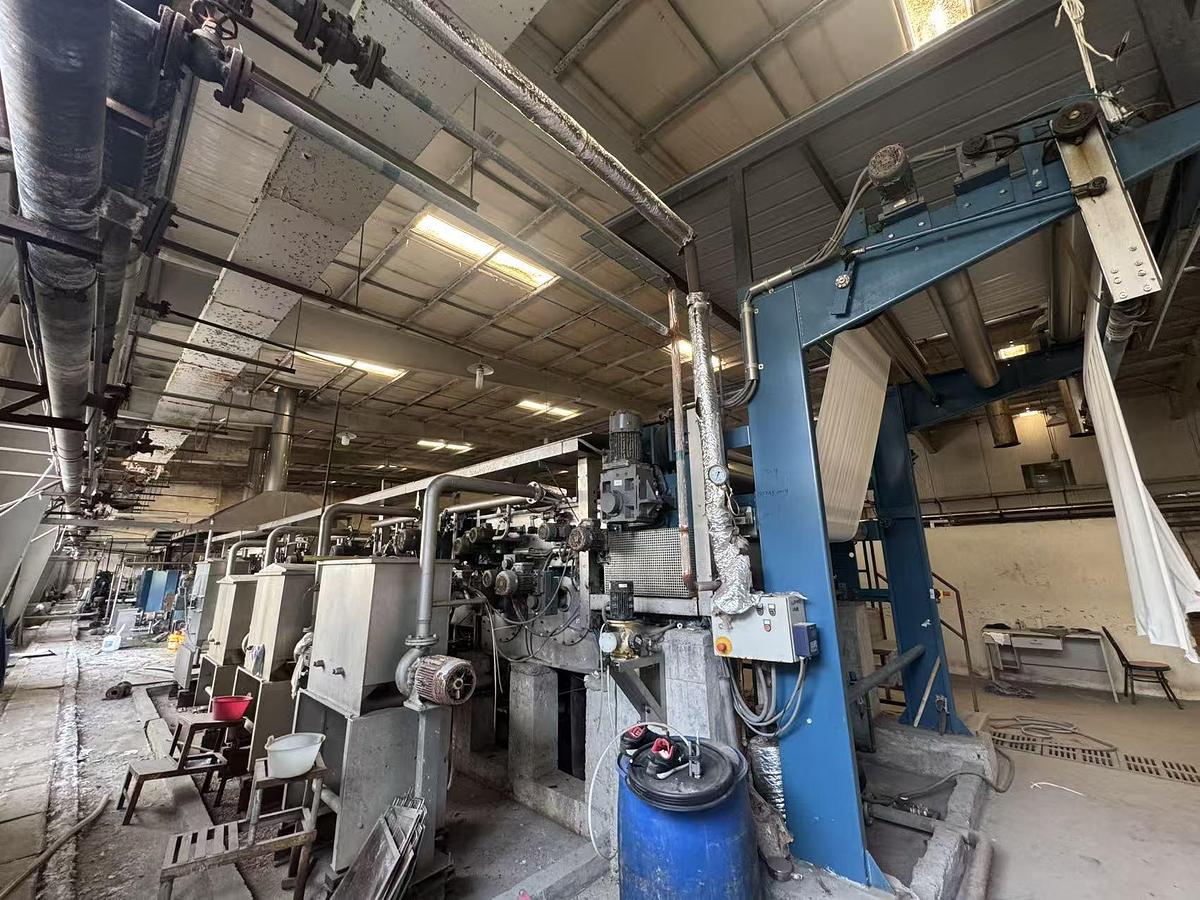 Used Goller mercerizing machine for fabric