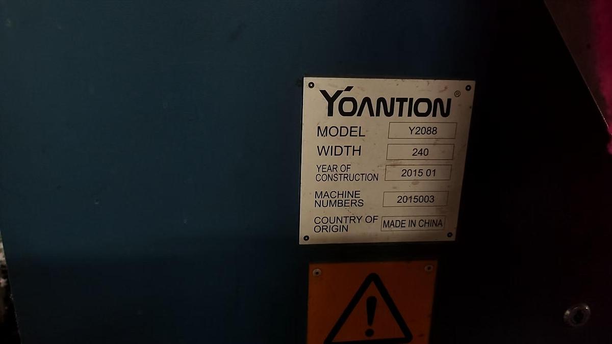 Used 2 sets Yoantion stenter for fabric