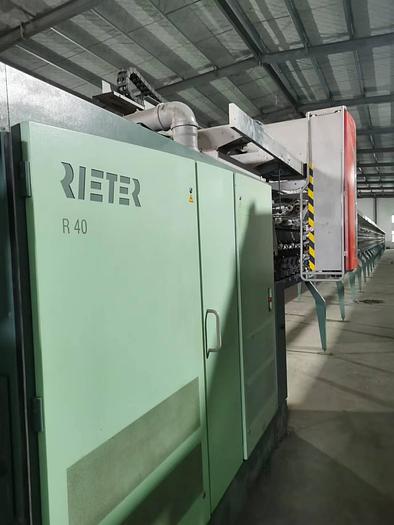 Used 4 sets Rieter R40 spinning machine for fabric