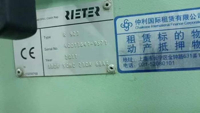 Used 6 sets Rieter R923 open end spinning for yarn