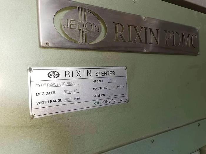 Used RIXIN stenter for fabric