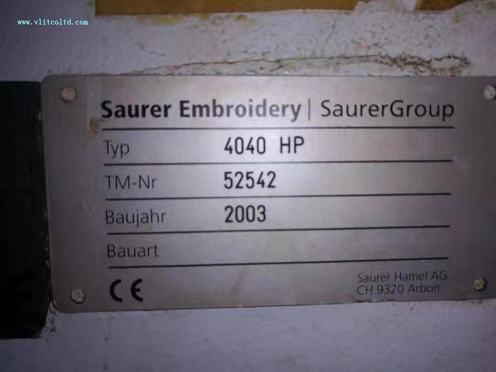 Used Saurer Embroidery For sale