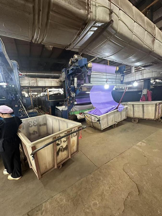 Used 3 sets Ehwha Stenter for fabric