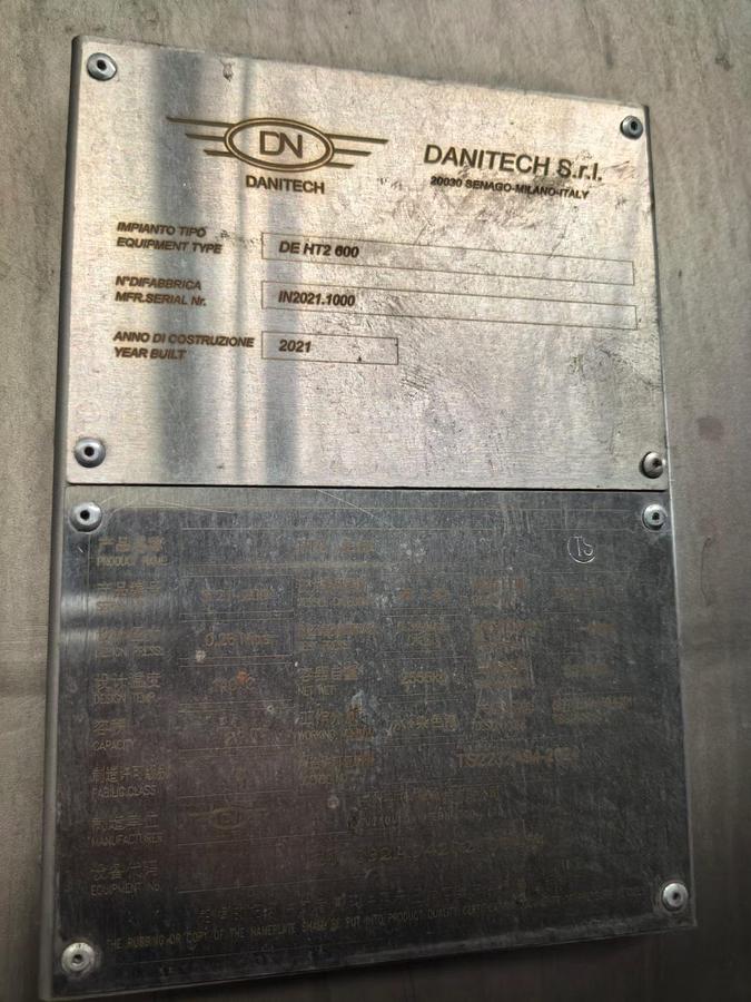 Used Danitech Dyeing Machine for fabric