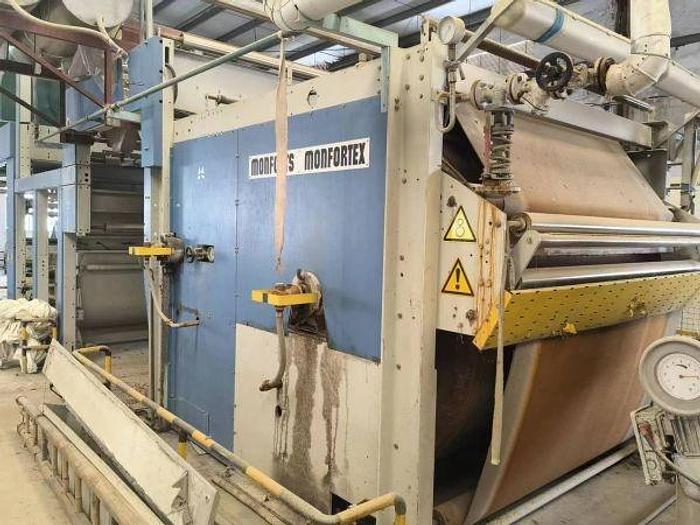 Used Monforts sanforizing machine for fabric