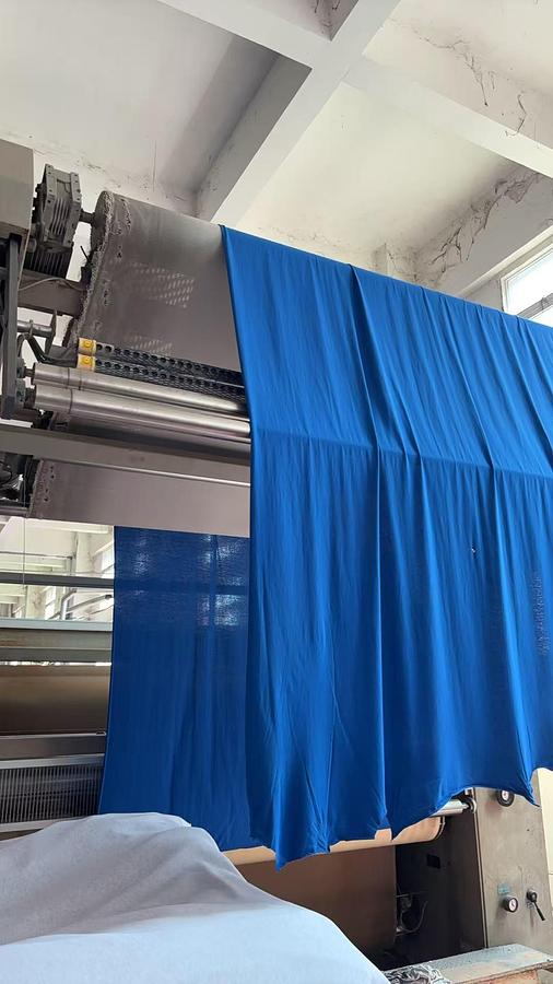 Used Ferraro compactor machine for fabric