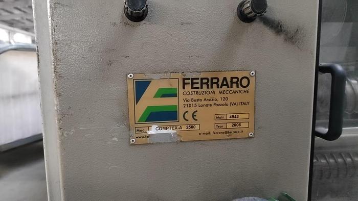 Used Ferraro compactor machine for fabric
