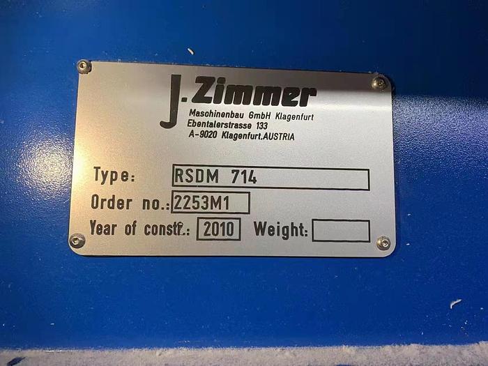Used 4 sets Zimmer rotory printing machine