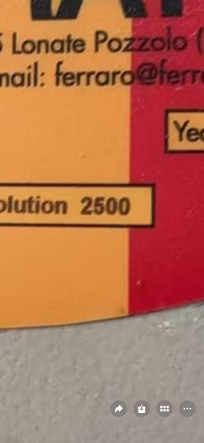 Used Ferraro compactor machine for fabric