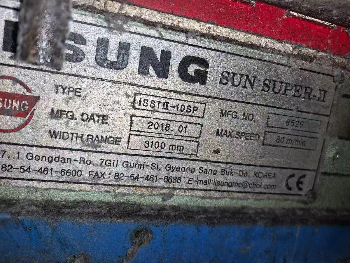 Used IL SUNG stenter for fabric