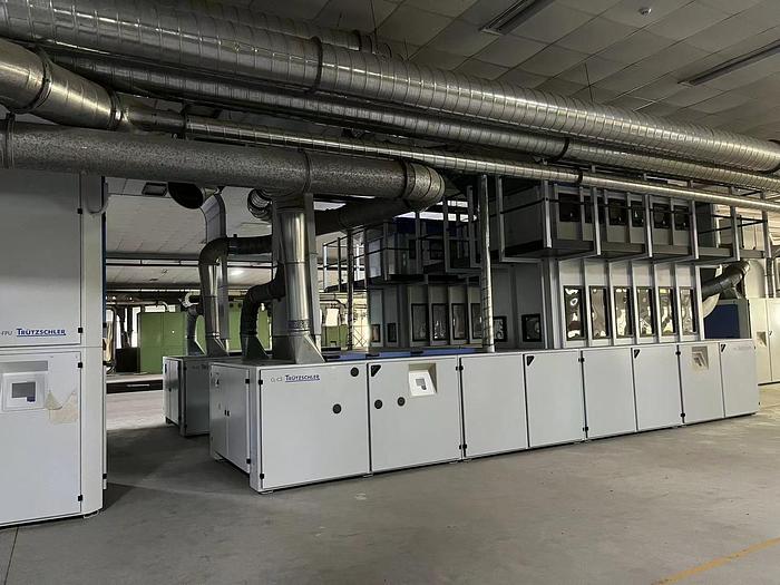 Used 2 blowroom+TC5-1 for fabric