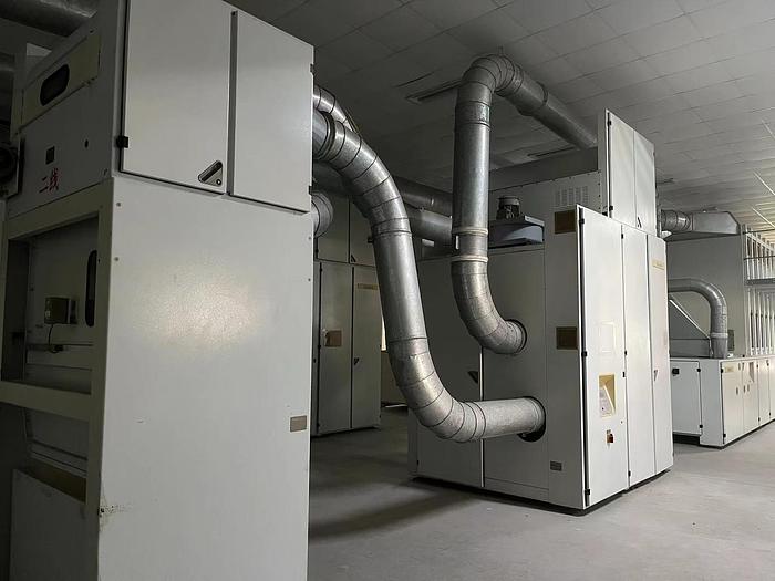 Used 2 blowroom line+14 Carding DK903 for fabric