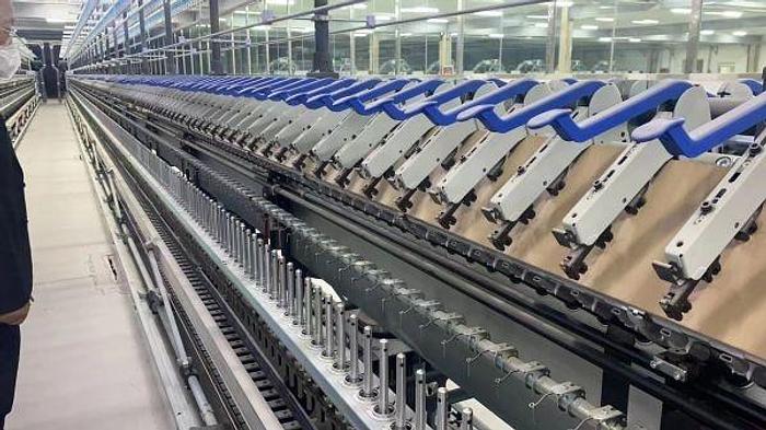 Used 62 sets Zinser Ring spinning frame for fabric