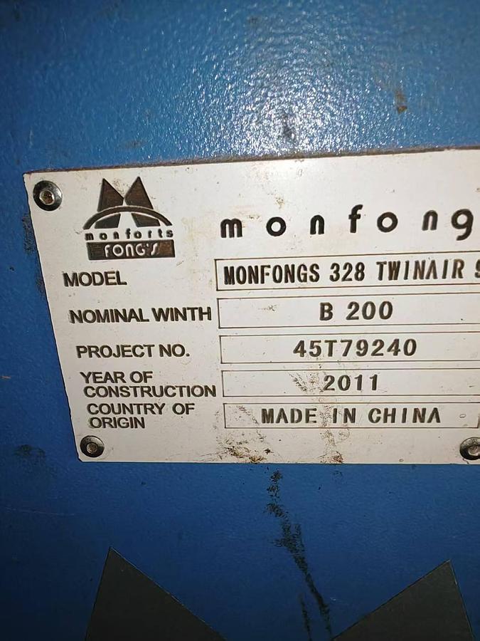 Used Monfongs stenter for fabric