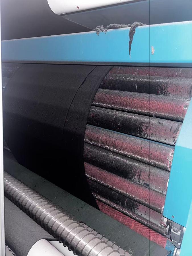 Used Lafer raising machine for fabric