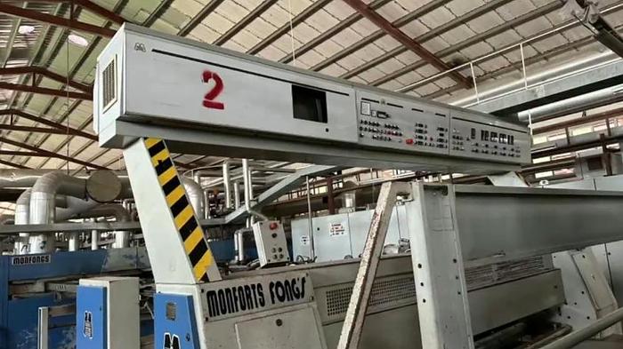 Used Monfongs stenter for fabric