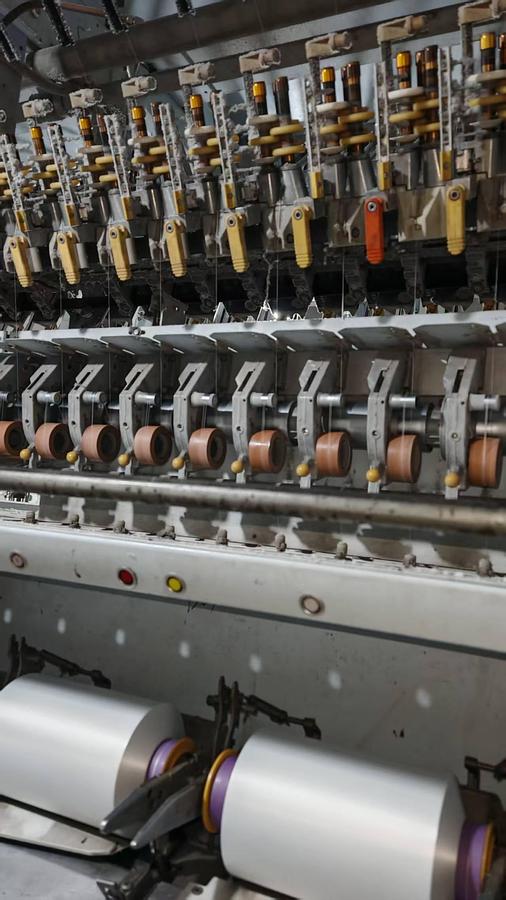 Used 2 sets Barmag texturing machine for fabric