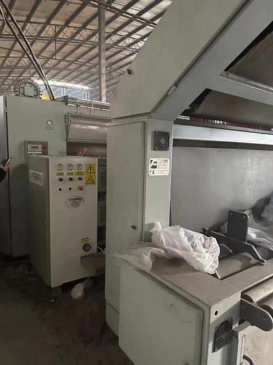 Used Ferraro open width compactor for fabric