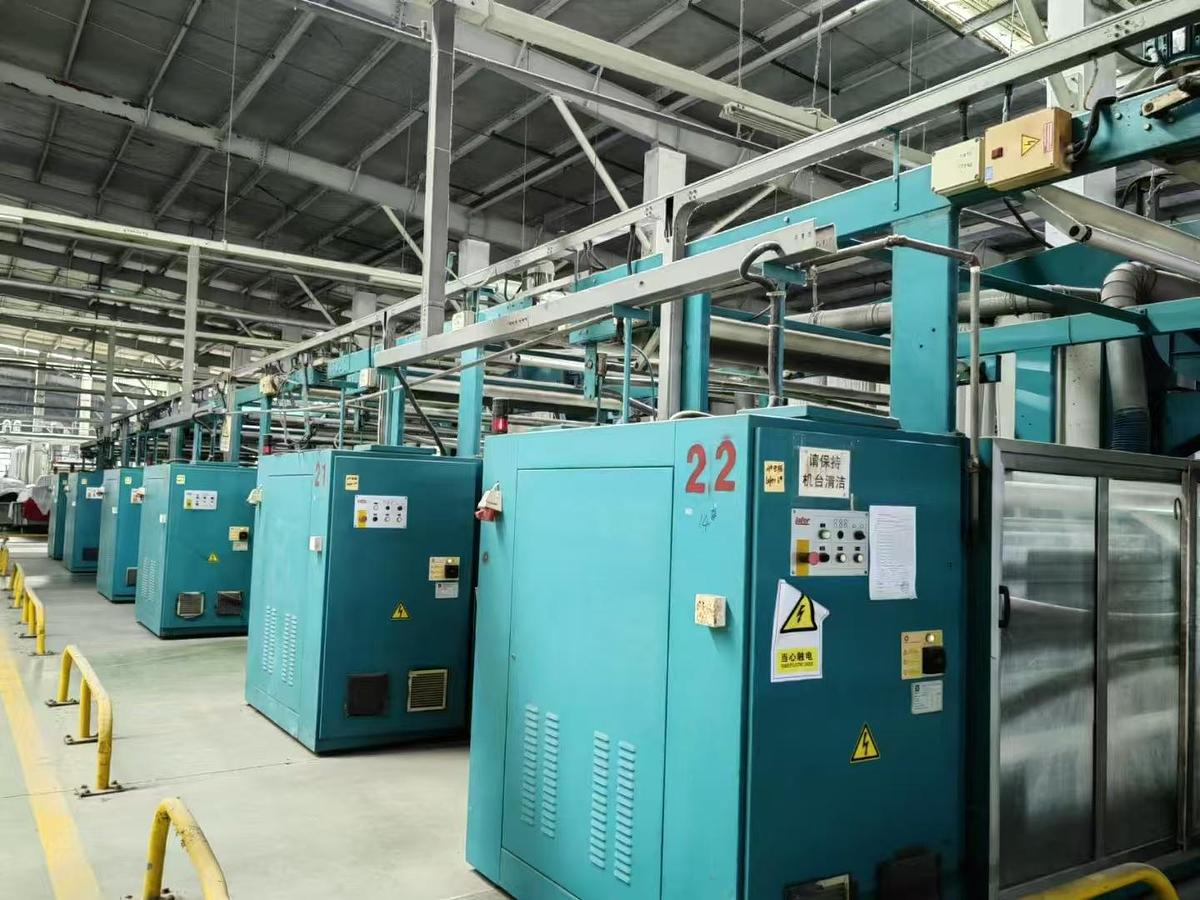 Used Lafer raising machine for fabric