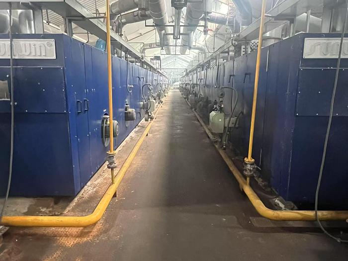 Used Chinese Sunwin brand stenter for fabric