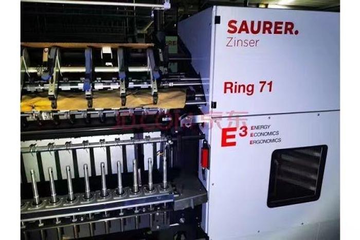 Used 62 sets Zinser Ring spinning frame for fabric