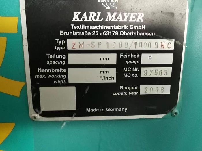 Used Karl mayer warping machine for fabric