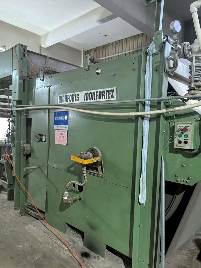 Used Monforts compactor for fabric