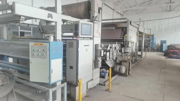 Used Monforts sanforizing machine for fabric