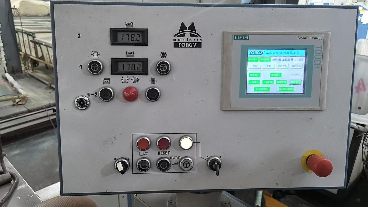 Used Monforts compactor for fabric