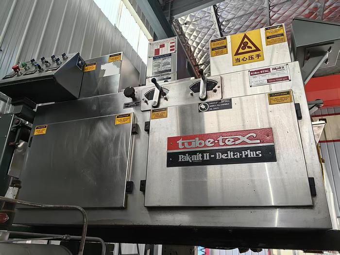 Used Tubetex Tube compacting machine for fabric