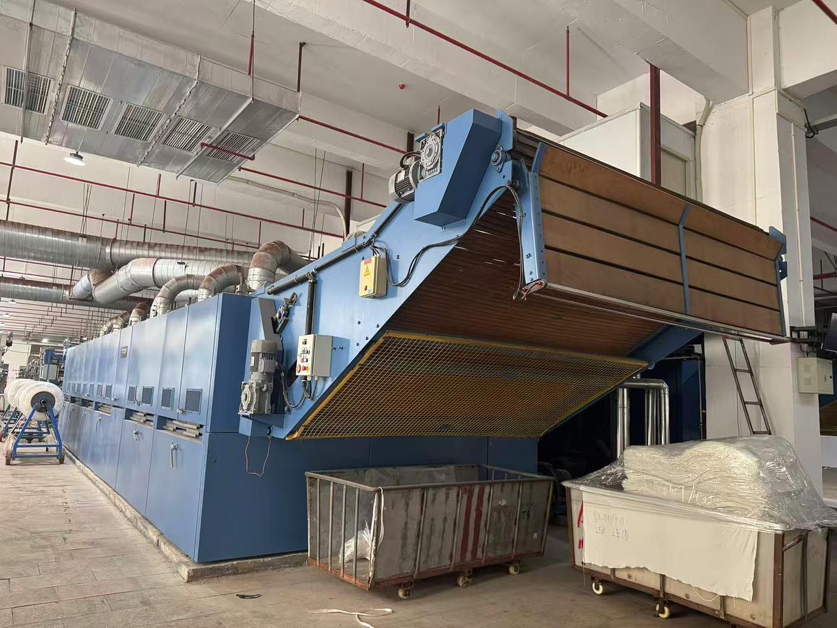 Used Santex open width dryer for fabric