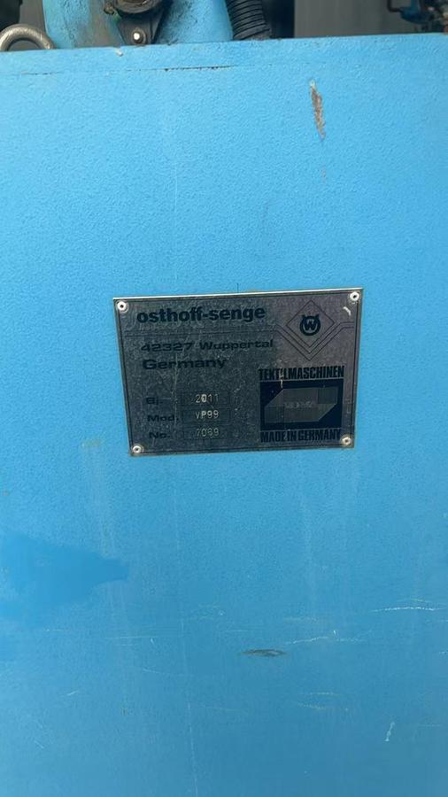 Used 2011 Osstoff singeing machine for fabric